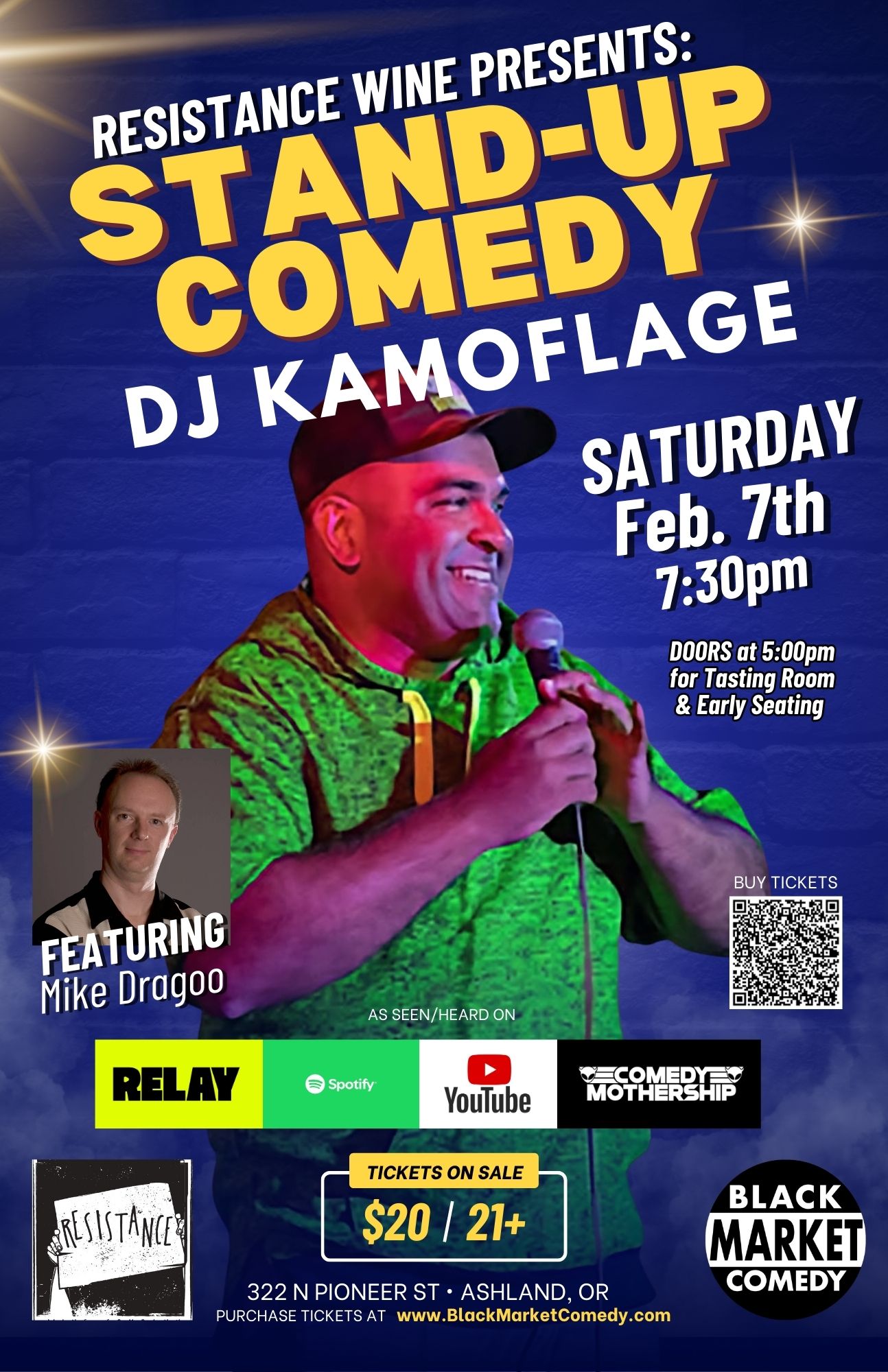 DJ Kamoflage Feb 7th Resistance Wine Co2